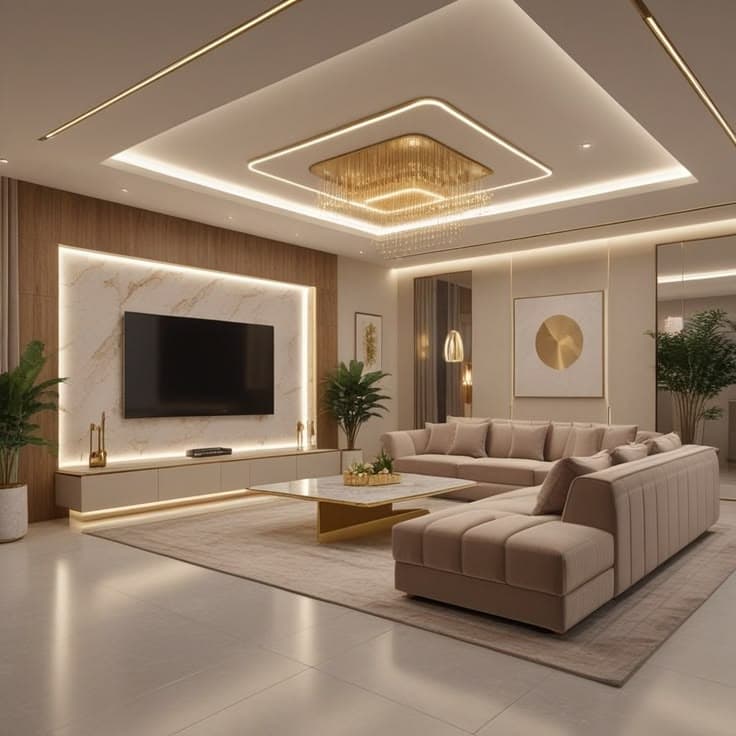 Warm Bright Living Room