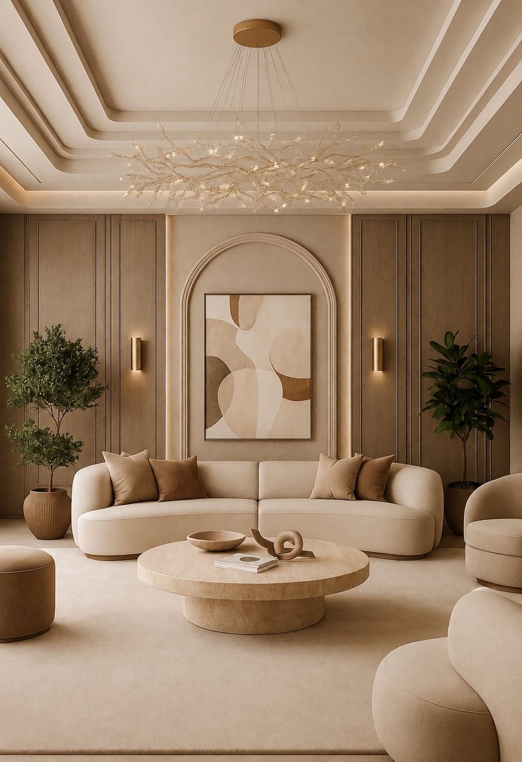 Warm Cozy Living Room