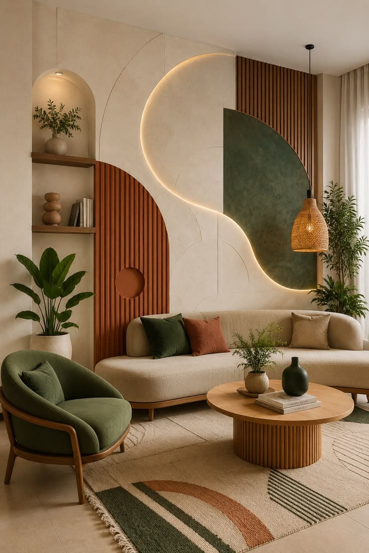 Bright Warm Living Room