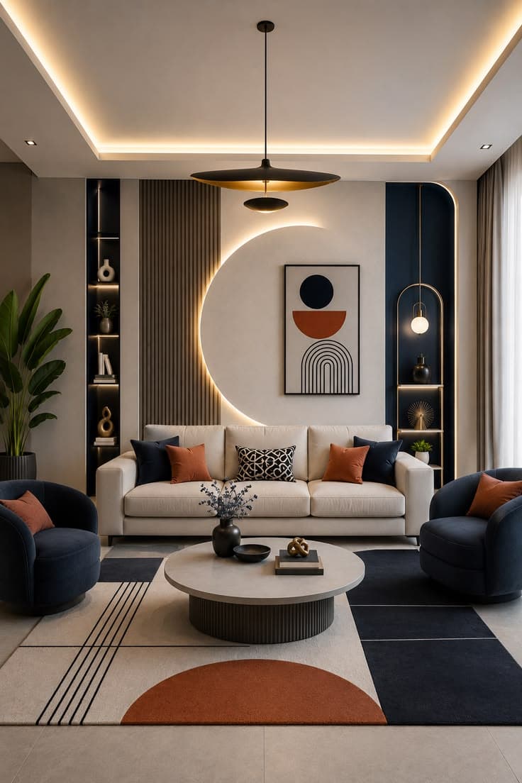 Bright Warm Living Room