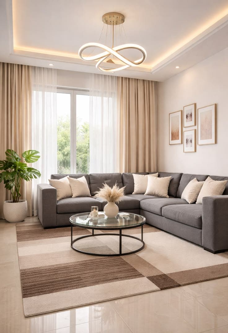 Bright Warm Living Room