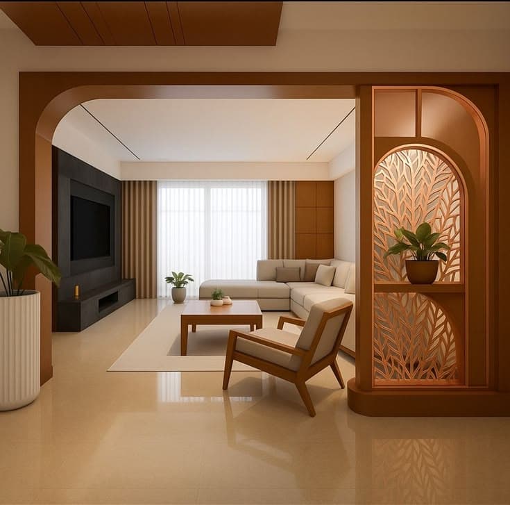 Bright Warm Living Room