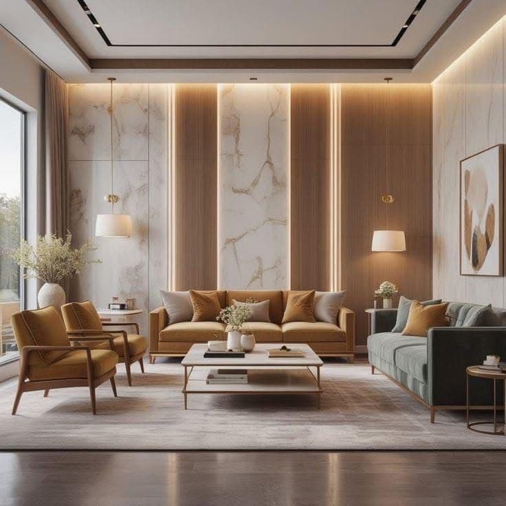 Warm Neutral Living Room