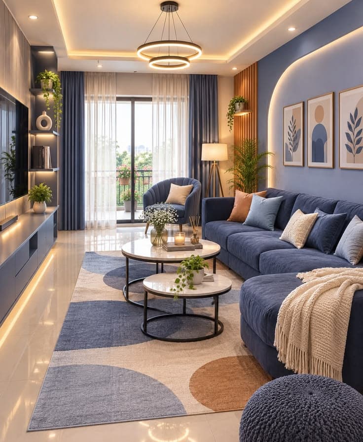Vibrant Living Room