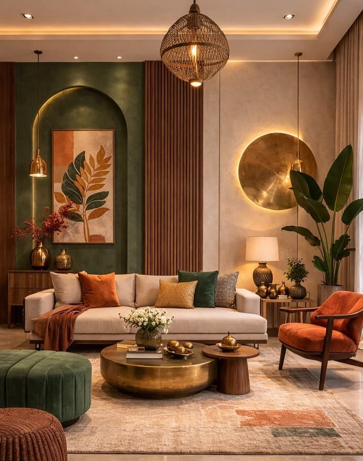 Bright Vibrant Living Room