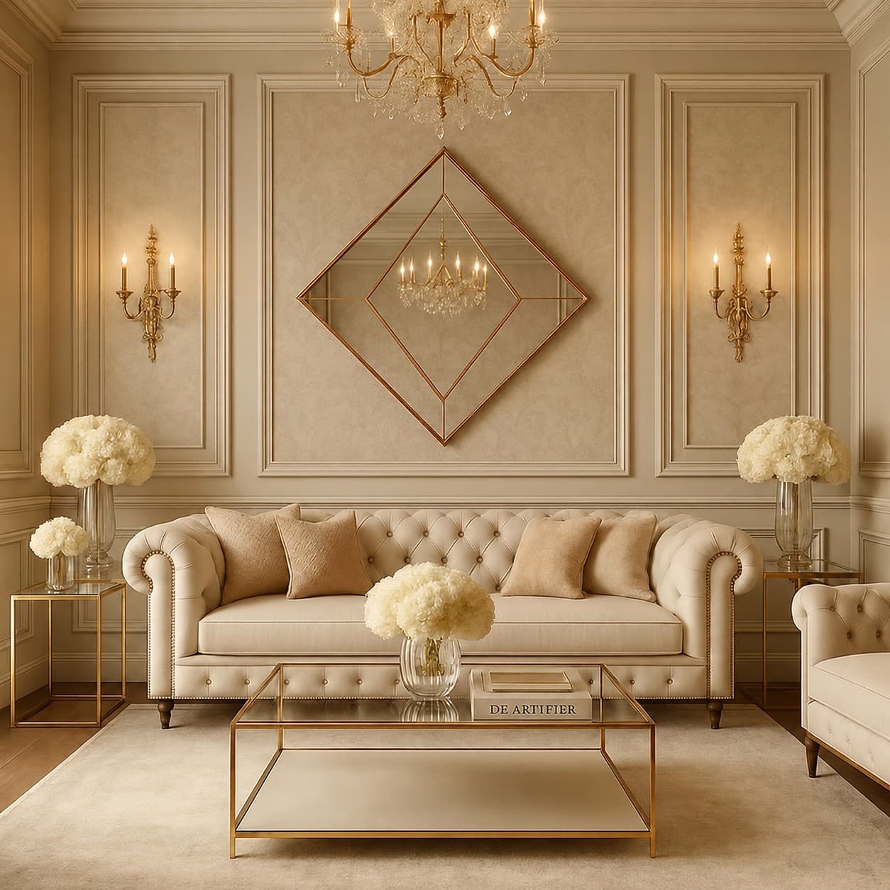 Bright Warm Living Room