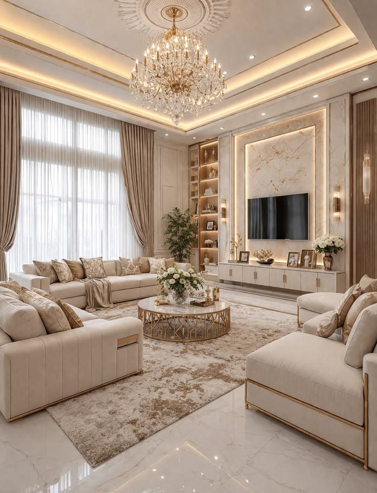 Bright Warm Living Room