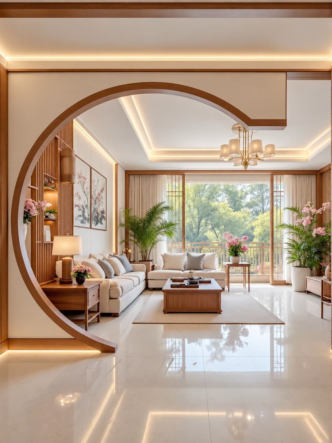 Warm Bright Living Room