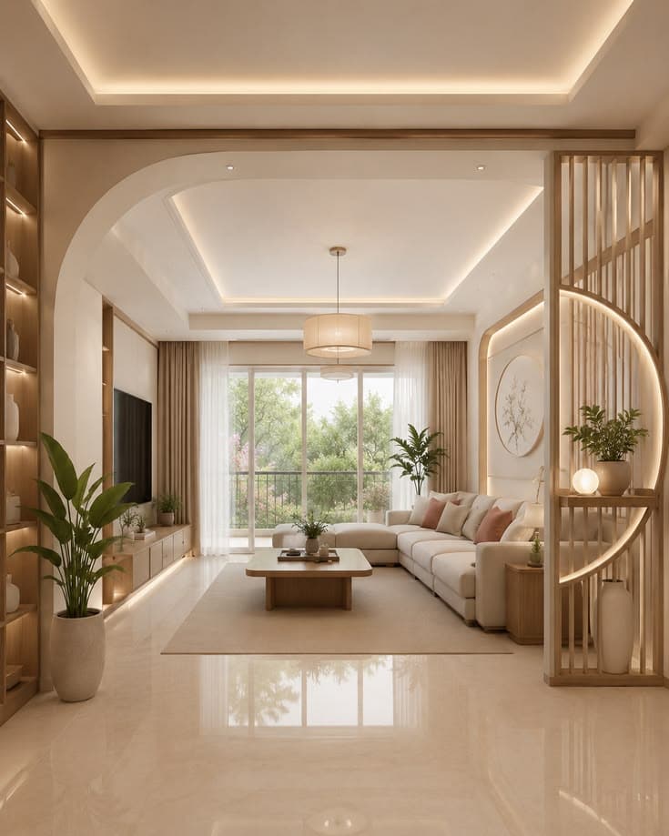 Bright Warm Living Room